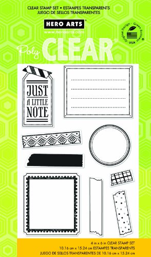 Preisvergleich Produktbild Hero Arts Tape Your Message Stempel-Set, transparent