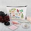 PWHAOO North Carolina State Souvenirs Gift North Carolina Makeup Bag North Carolina Home Cosmetic Bag North Carolina Tourism Gift (North Carolina M) #3