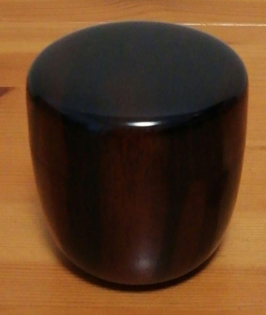 福田慶造作　黒柿　棗　共箱　共布　略歴付　茶道具 福田慶造作 黒柿 棗 共箱 共布 略歴付 茶道具 福田慶造作 黒柿 棗 共箱