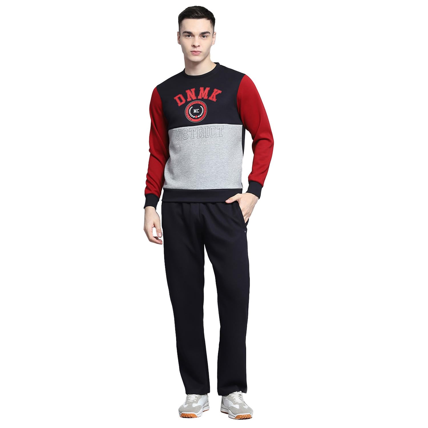 monte carlo Mens Printed Navy Blue Round Neck Full Sleeve Tracksuit 224066532-2-picture-43