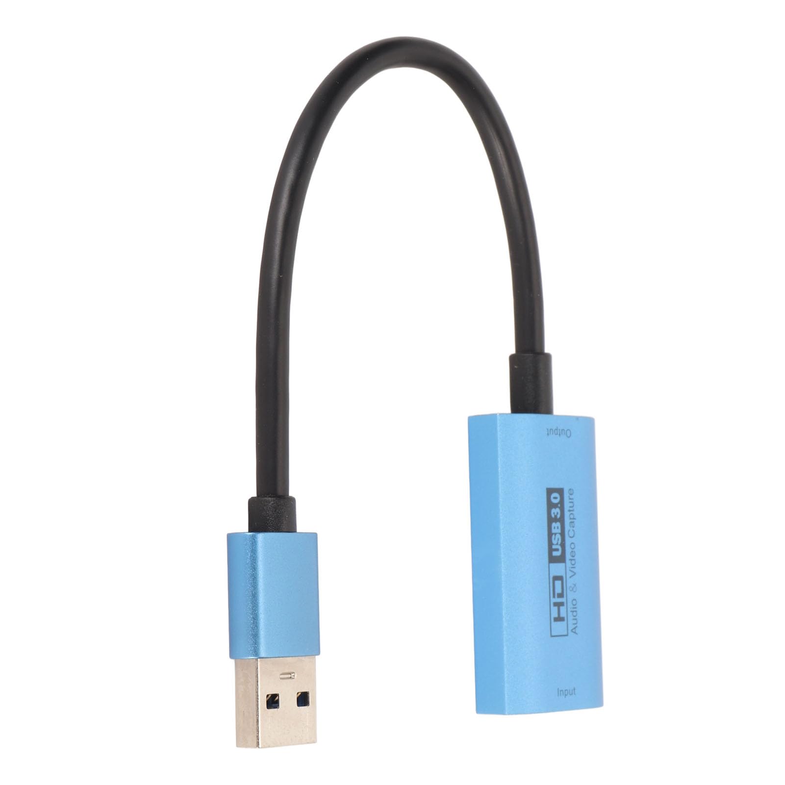 Video Capture Card HD Multimedia Interface USB3 0 A M 1080P 60fps Video Capture Recorder for One PS3 Laptop Streaming Gaming Ultra Low Latency Plug Play Aluminum Case Portable