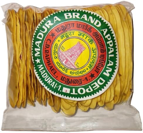 MADURA BRAND APPALAM DEPOT Neetu Poo Papad (Crispy And Crunchy_Vegetarian)