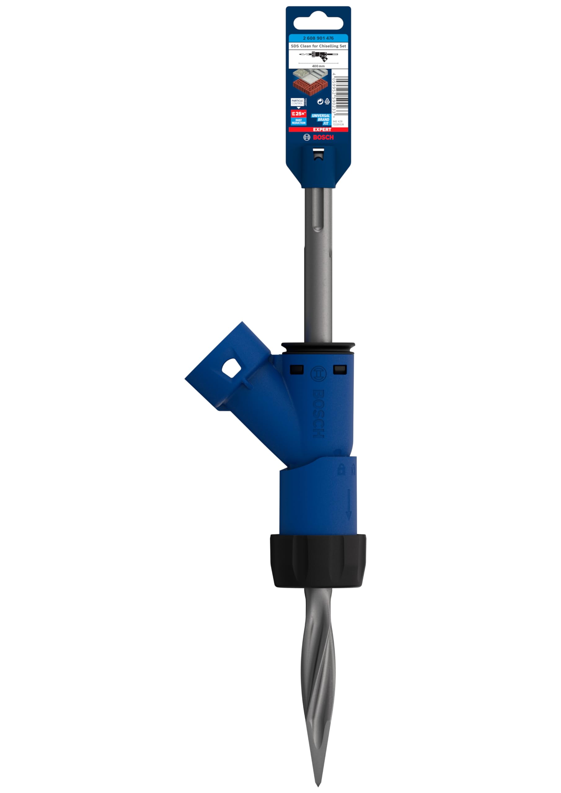 Bosch 1 x Expert SDS Clean para conjunto de cinceles puntiagudos (para hormigón, ladrillo (para hormigón, ladrillo, diámetro mm, accesorios profesionales taladro martillo, martillo)