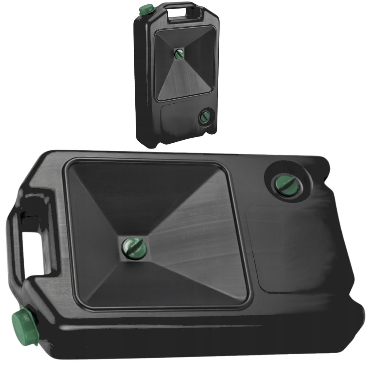 Bidon de vidange d'huile 8 l - Bac de récupération d'huile en plastique robuste - Bidon en plastique pour vidange d'huile, carter d'huile, accessoires de vidange d'huile, stockage sûr des huiles et