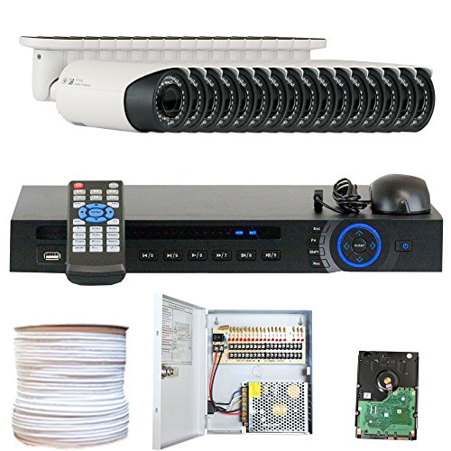 Best Deal GW Security Inc VD16CHC6 16 Channel HDCVI DVR Camera System, 1.0 Megapixel Color CMOS, 2.8-12mm Lens Crazy Clearance GW Security Inc VD16CHC6 16 Channel HDCVI DVR Camera System, 1.0 Megapixel Color CMOS, 2.8-12mm Lens