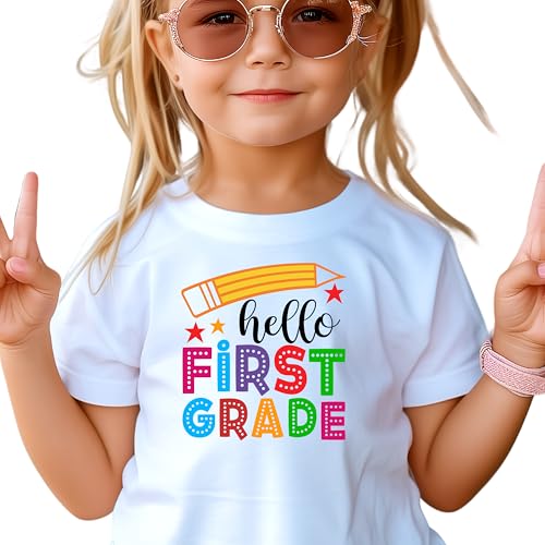 First Grade Shirt, Hello First Grade, Back to School Shirt, Back to School shirt for Girls, First Grade Shirts for Boys, First Grader Tops Tees