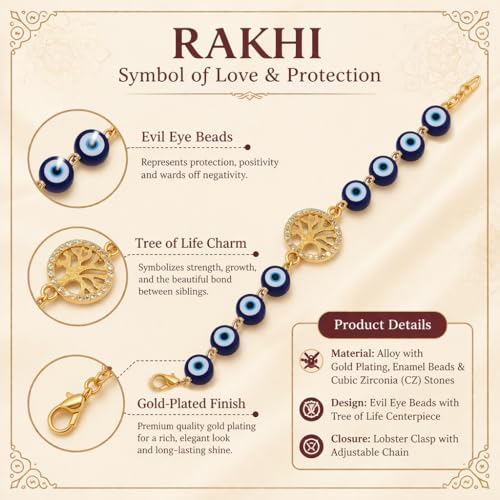 Image of CraftVatika Evil Eye Blue Bracelet for Women Daily Use, Infinity Shape Cubic Zirconia Diamond Bracelet for Women Jewelry for Gift, Adjustable Charm Bracelet Aesthetic Accessories Jewellery friendship