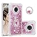 Telefono Caso Caso for Huawei Mate 30, QuickSand Series Glitter fluente liquido Galleggiante Galleggianti Galleggianti Donne Cassa del telefono con Kickstand, Soft TPU. Cuscino del paraurti cuscino tr