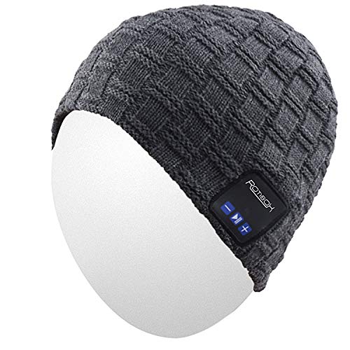 Qshell Bluetooth Beanie Washable Wireless Headphones Hat for Outdoor Sports Gift for Teenage