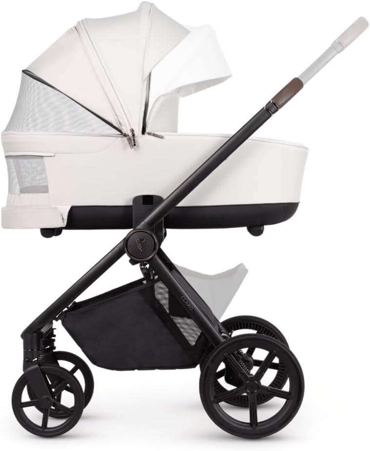 Venicci Claro carrycot attached to frame