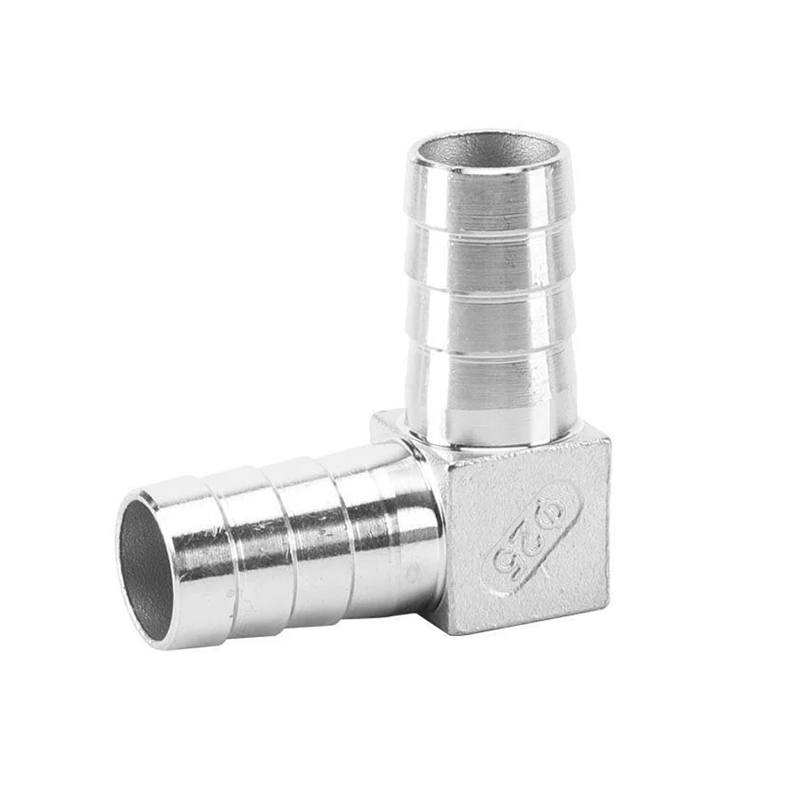 AARTERZZA Hose 304 Stainless Steel 16mm Elbow Pipe Fitting Hose Tail Connector