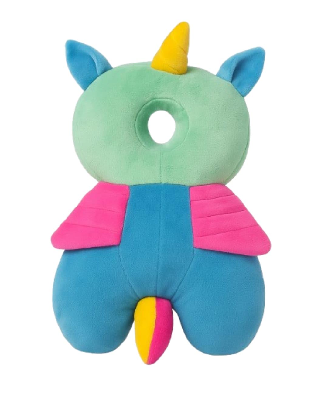 Shark Doo Doo® Baby Head Protector Cushion for 6–24 Months | Soft Plush Safety Backpack for Toddlers | Adjustable Straps, Anti-Fall Pillow for Infants (Unicorn)