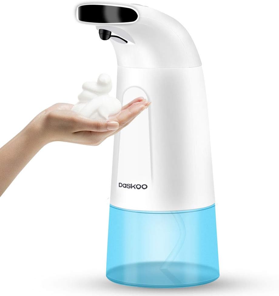 Daskoo Automatic Foam Soap Dispenser, IR Motion Sensor Touchless Foaming Soap Dispensers for Kitchen Bathroom 280ml