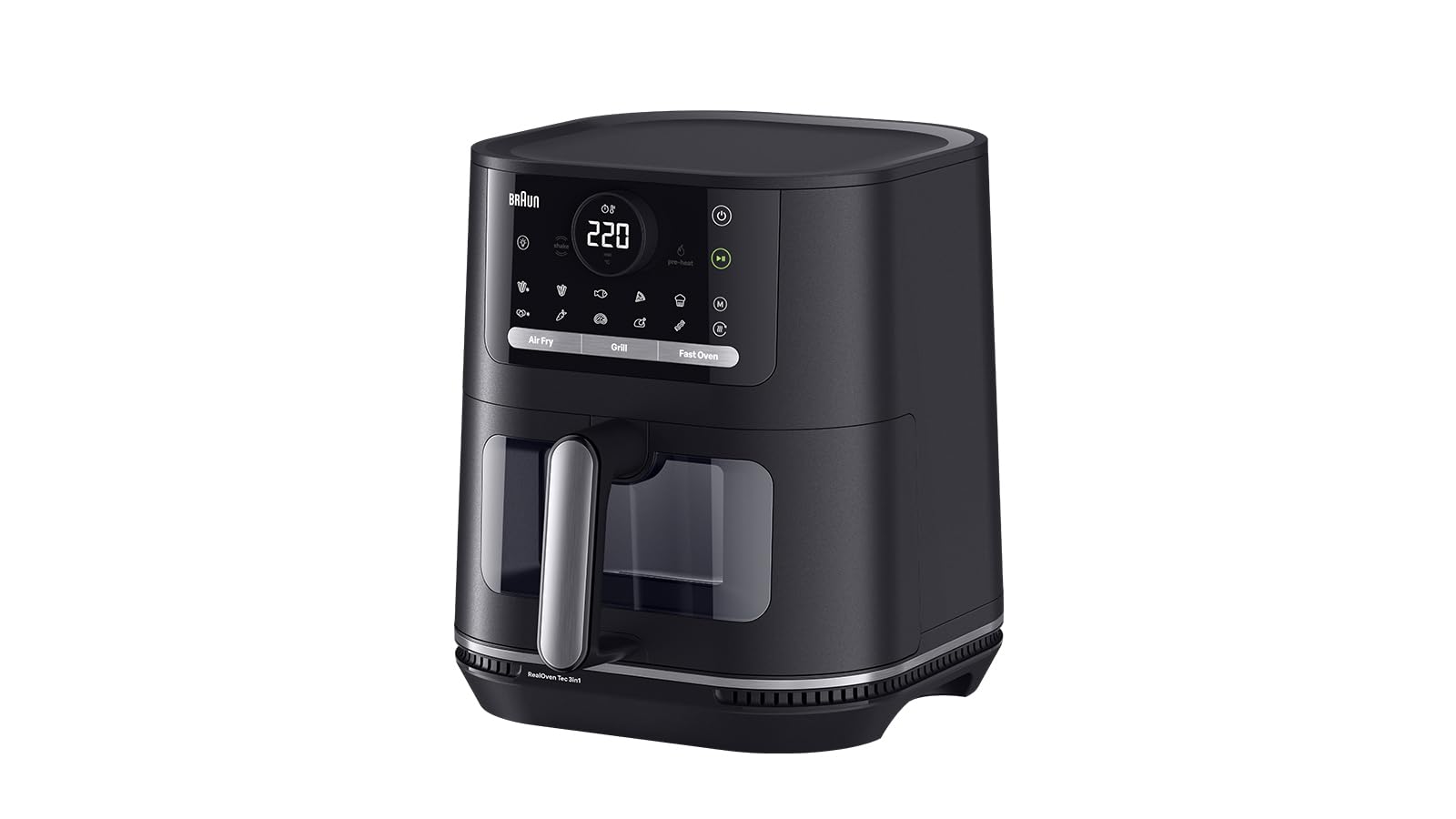Braun MultiFry 5 HF5030IBK, Friteuse à Air avec Capacité de 6L, Contrôle Numérique de 80-200°, Technologie RealAir, 8 Programmes, Commande Tactile, Panier Lavable au Lave-Vaisselle, 1700W, Noir Mat Braun MultiFry 5 HF5030IBK, Friteuse à Air avec Capacité de 6L, Contrôle Numérique de 80-200°, Technologie RealAir, 8 Programmes, Commande Tactile, Panier Lavable au Lave-Vaisselle, 1700W, Noir Mat