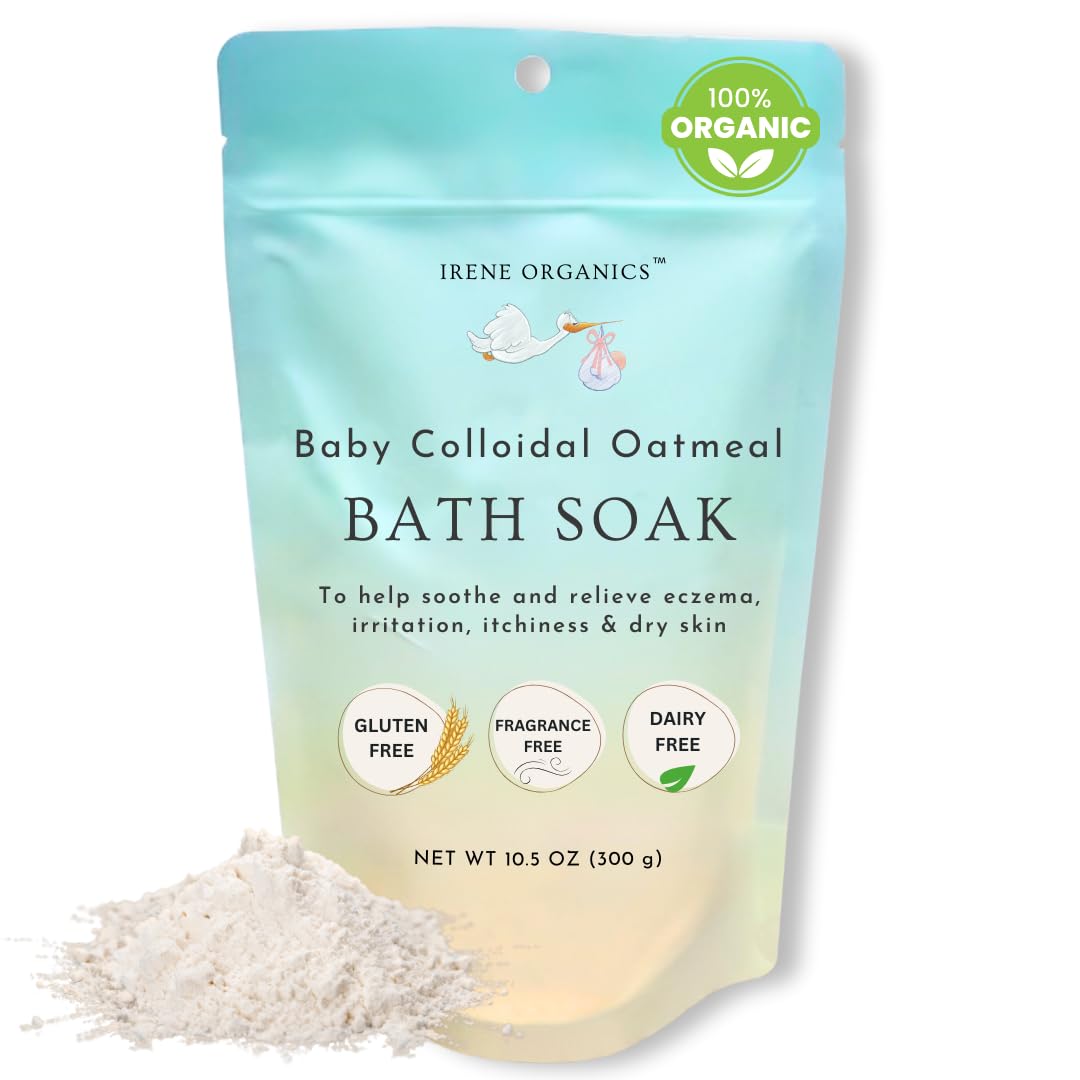 Irene Organics Oatmeal Baby Bath Powder