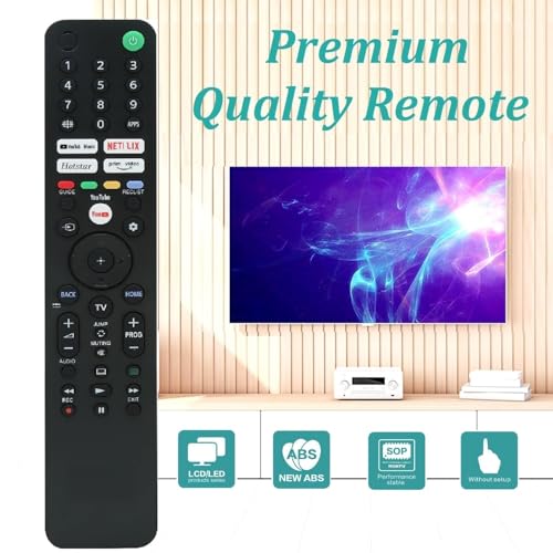 Image of ZIEVA Compatible with Sony Bravia Smart Tv Remote - Without Voice -Hot Keys Netfix,Prim Videos, Y0Utube Music, Go0Gle Play, Hotstar and Y0Utube Use for LCD LED OLED QLED UHD 4K (RM - 1690)