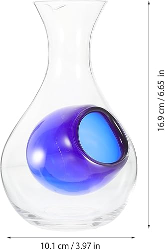 Miniatura 7 de Frío Sake Decantador Japonés Frío Sake Botella decantador de vidrio Bolsa de hielo Sake frío Servidor frío Decantador de vino tinto Dispensador de