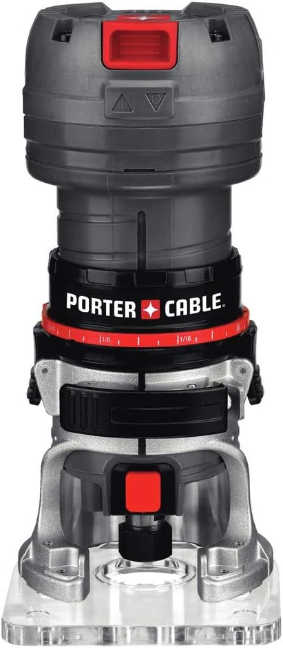 PORTER-CABLE Router, 4.5-Amp, Single Speed 31,000 RPM,...