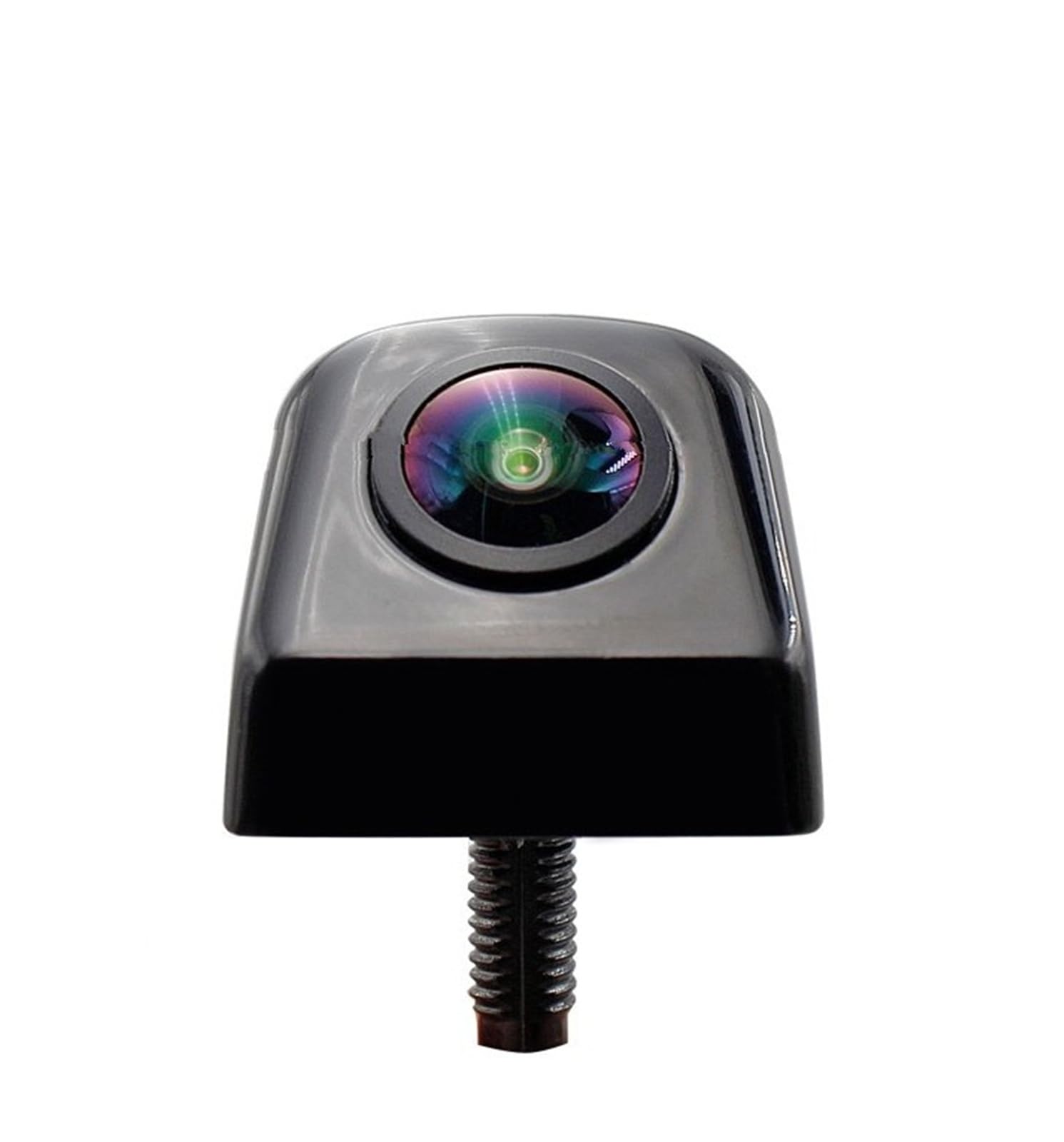 Retrocamera Auto CCD HD Obiettivo Fisheye 180 Gradi Telecamera Auto Vista Posteriore/frontale Telecamera Backup Grandangolare Visione Notturna 12V(CCD AHD 1080P)