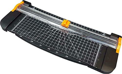 Cortador de papel portátil A4 de precisión giratorio de guillotina de papel de la tarjeta de la foto de la cortadora de la regla de 2 hojas