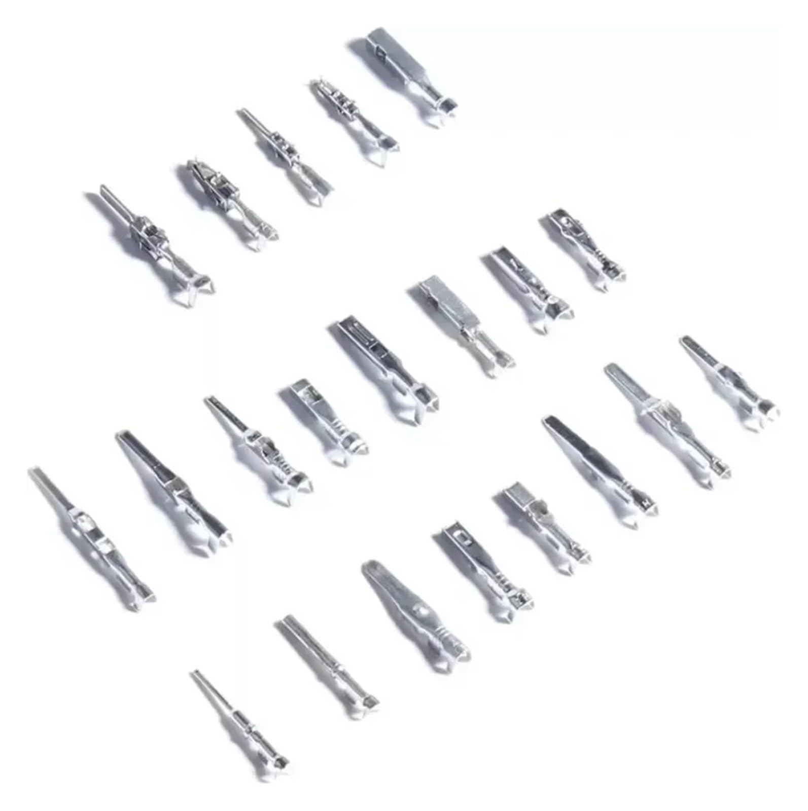 Assortimento di 290 connettori terminali piatti per auto, set di terminali per cavi in scatola.