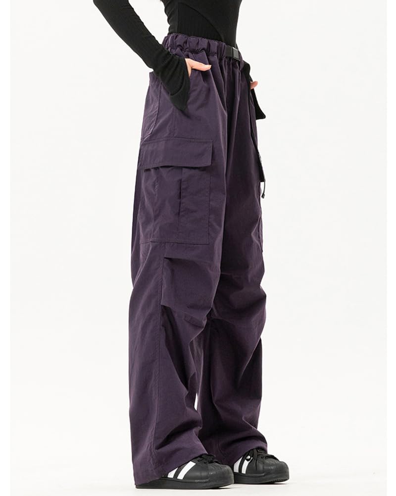 DAIHAN Unisex Multibolsillos Funcionales Pantalones Cargo de Trekking de Ligeros Pantalones Tácticos Militares de Trabajo con Cintura Ajustable