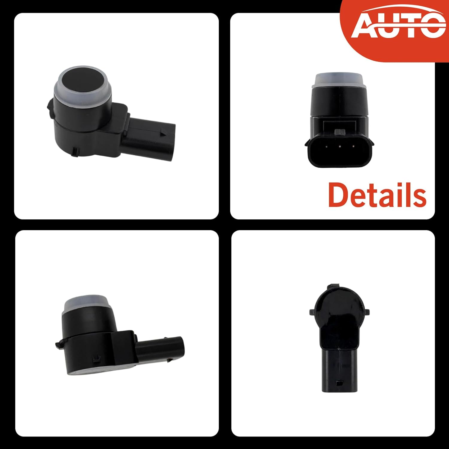 6Pack Reverse Backup Sensor Parking Rear Bumper Parking Assist Sensor Compatible with Mercedes Benz A B C S E SLK CL CLS Class Vito Mixto 2125420018 A2125420018