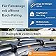 Dachgepäckträger Auto - Dachträger Universal VDP-R-005 | Auto Dachträger offene Reling | Dachträger für Reling abschließbar | Aluminium Grundträger Dachreling bis 90kg - 120 cm Länge