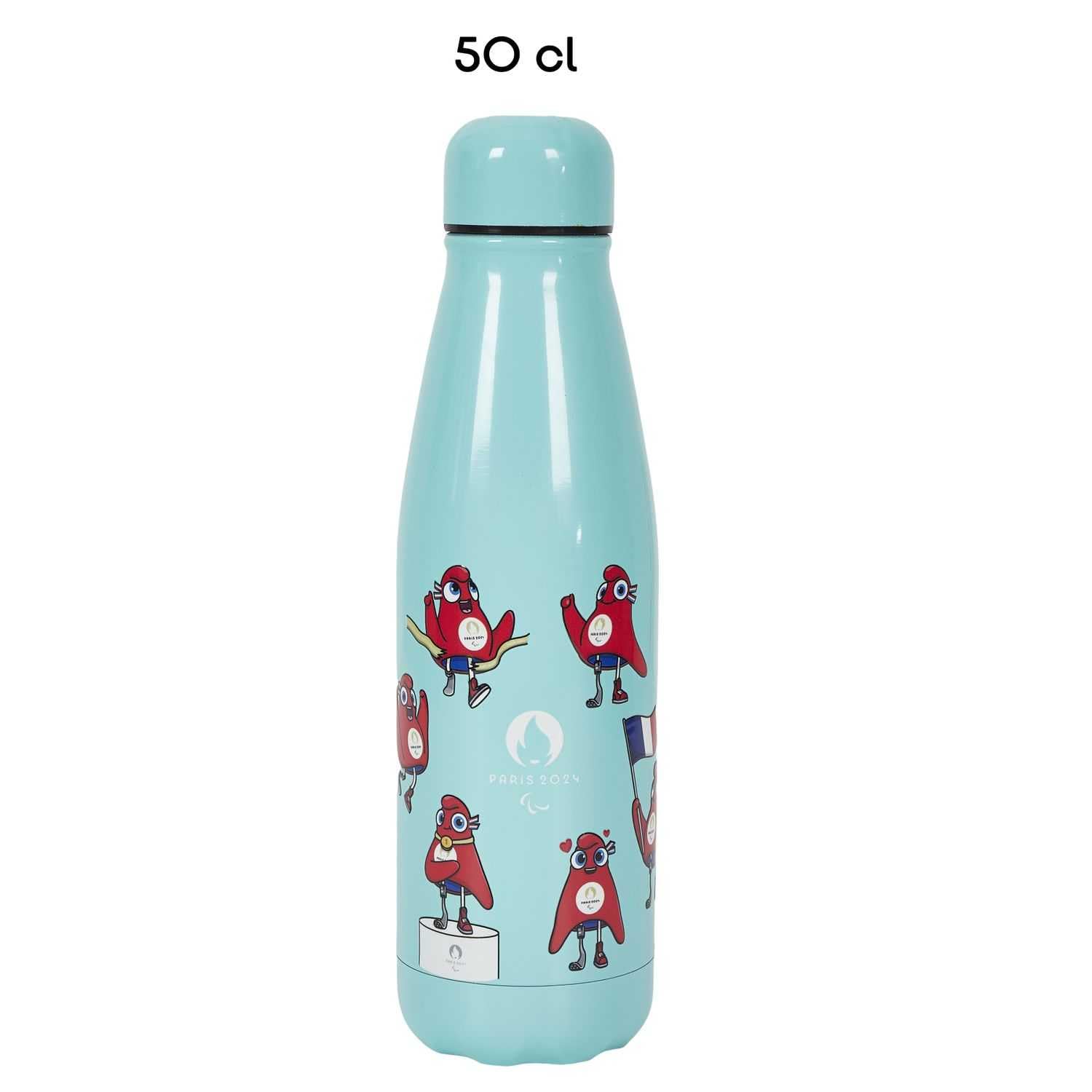 Cannucce Riutilizzabili Paris 2024 – Set Da 4 Con Mascotte Ufficiali – Multicolore 23 Cm – Prodotto Ufficiale Sostenibile Per Feste E Bevande - 2