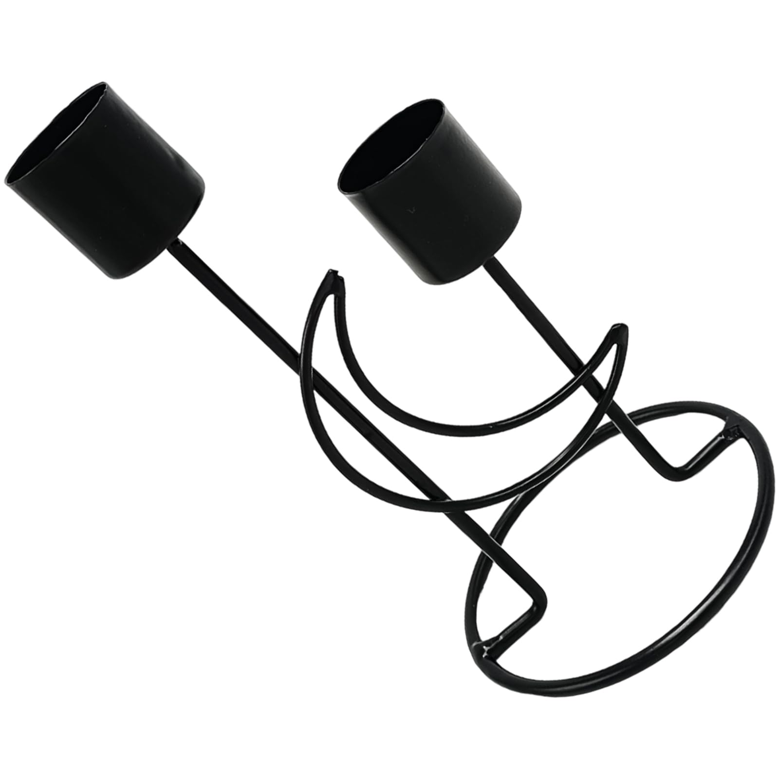 Candlestick Holders, Iron Black Candlestick Holders Decorative Stands for Dining Table Wedding, Home Decorations Iron Taper