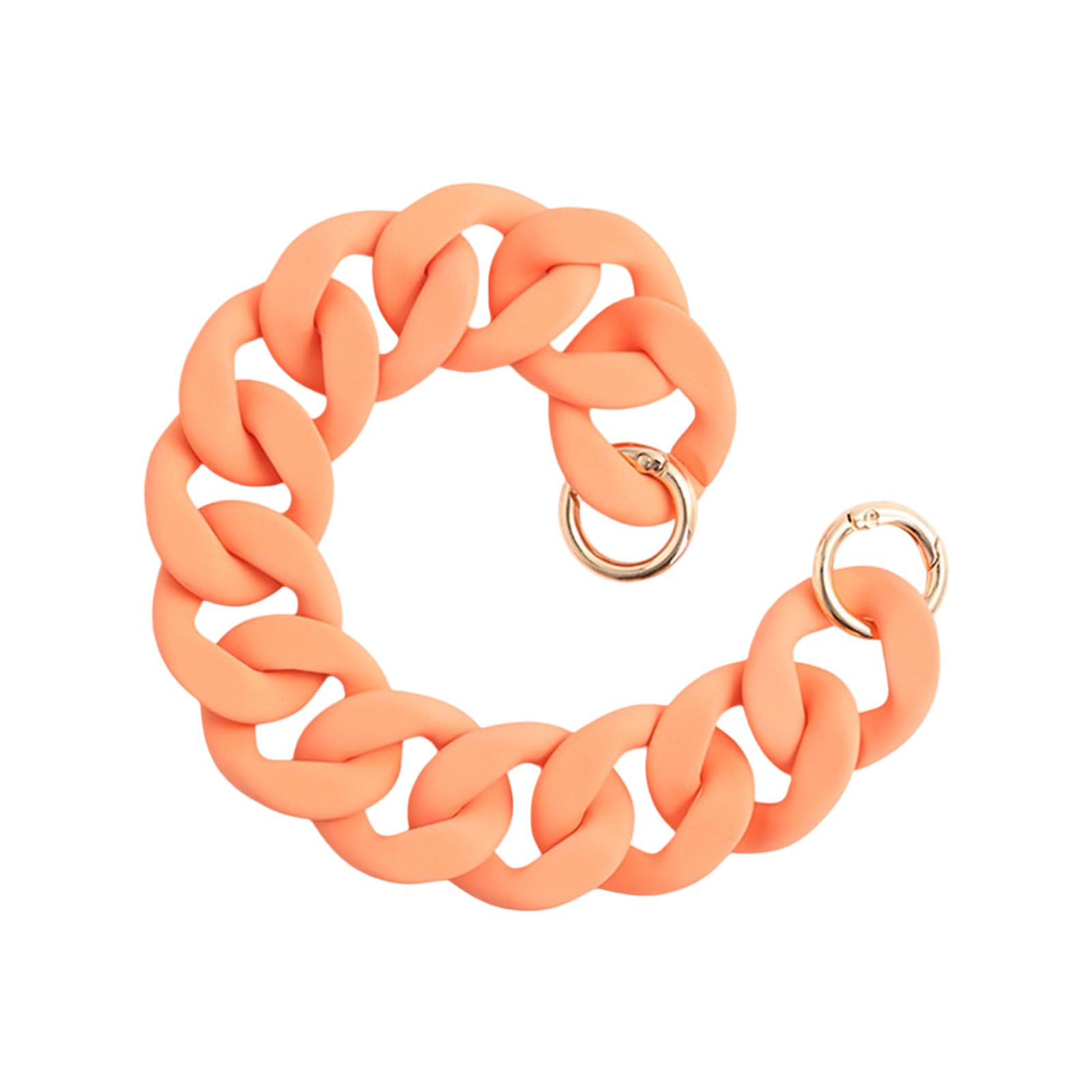 Elnwnnkc Dumpy Acrylic Purse Strap Bag Chain Handle Replacement, Handbag Purse Making Accessory Decorations Extender Chain Bag Handle
