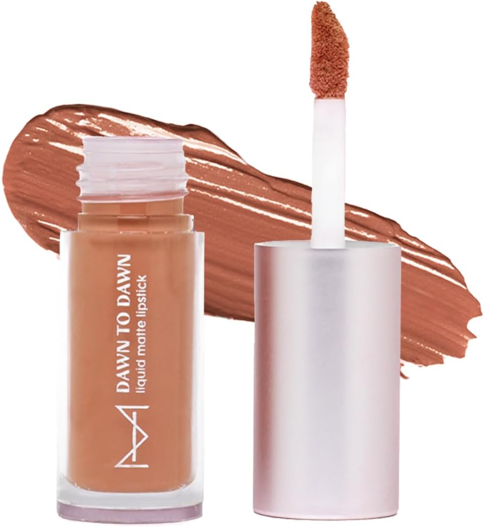 Matte Liquid Lipstick MINIS with Hyaluronic Acid & Vitamin E | Long Lasting, Smudgeproof | Non-cakey, Non-drying | 2 ml | Ginger Snap