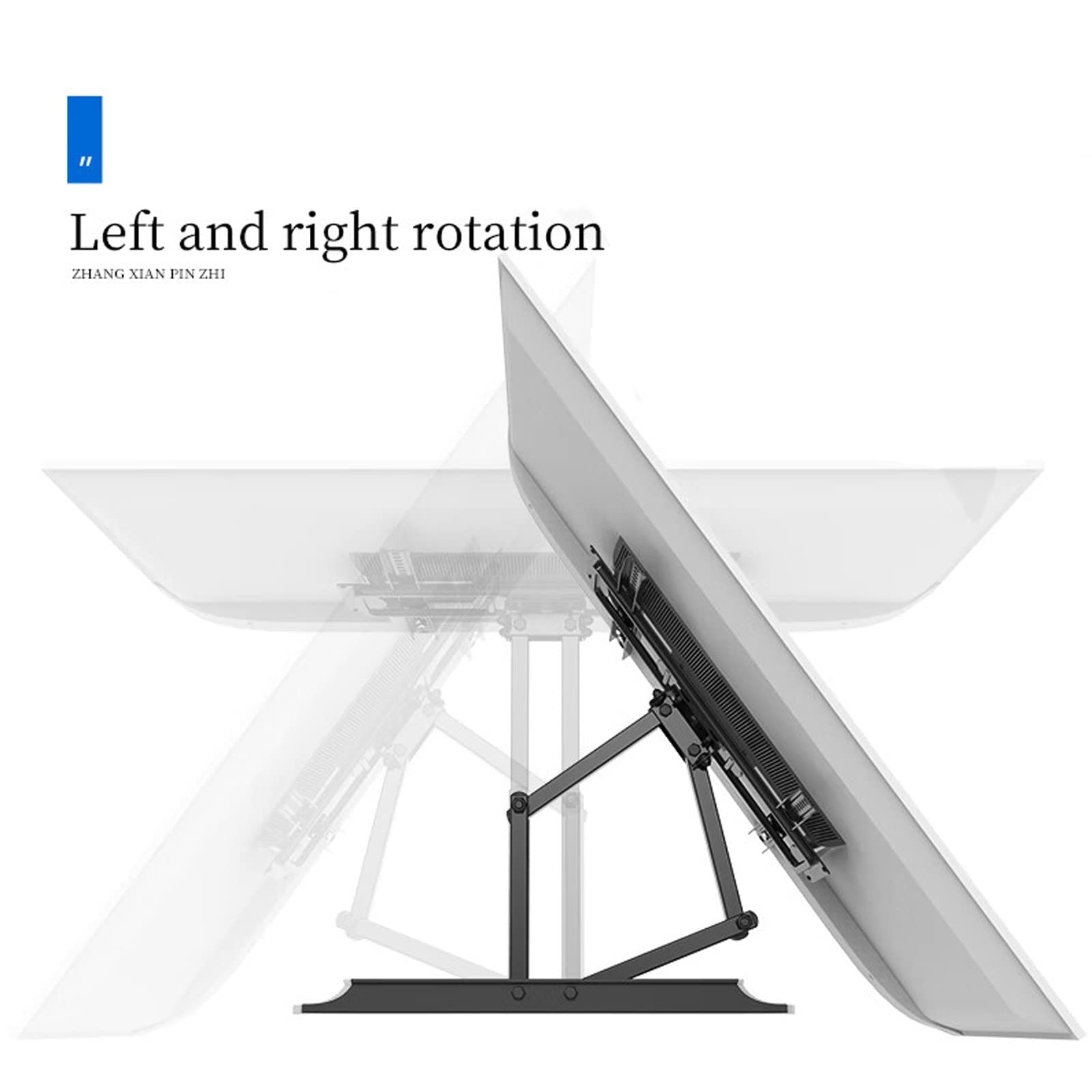 Staffa Telescopica per Montaggio a Parete TV - con Estensione Girevole Snodabile Staffa di Montaggio TV Inclinabile, Max VESA 400x400mm Supporta Fino a 40kg