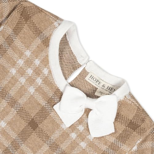 Image of Hope & Henry Girls' Milano Tipped Sweater Dress