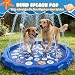 WGXIA 170cm Splash Pad Wassermatte Baby Kinder Outdoor Plantschbecken - Wassersprinkler Wassermatte Wasserspielmatte (Blue-170cm)