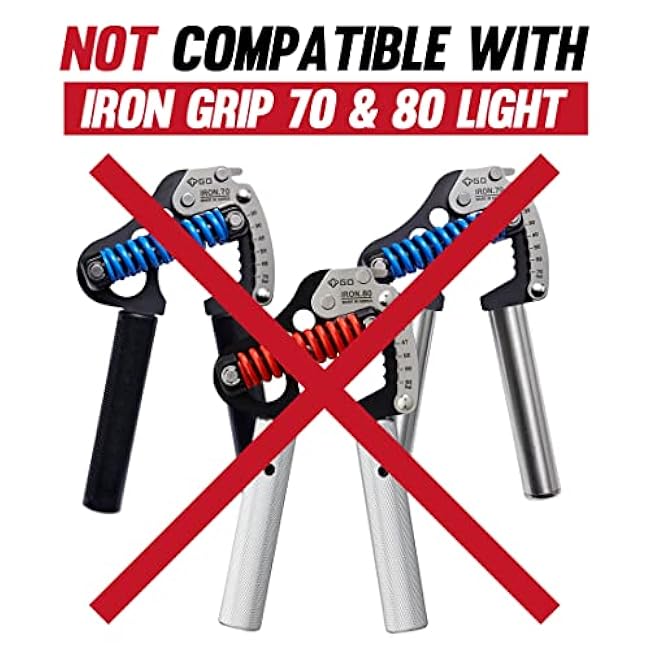 GD Pinch Grip for GD IRON GRIP EXT model, Finger Strengthener Hand Grip Exerciser Strengthener Premium Adjustable Hand Gripper for Climber