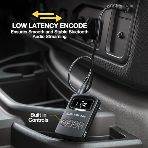 image for Scosche BTTRFM-SP1 Portable Bluetooth Transmitter/Receiver, FM Transmi