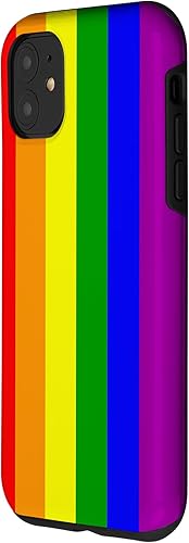 Miniatura 2 de Carcasa para iPhone 11, diseño de bandera de arco iris