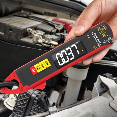 BSIDE UX1 Stromzange DC AC 1 mA TRMS Mini Amperezange Milliampere für Leckstrom KFZ Vollautomatisches Intelligentes Multimeter für Spannung Widerstand Kapazität Diode Temperatur NCV Messen