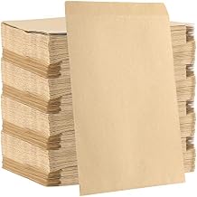 400 Pack 9 x 6 Inches Brown Kraft Envelopes, Ungummed Catalog Envelopes, Open End Envelope for Home, Mailing Documents, Office, Business and School, 120 gsm
