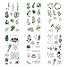TXErfolg 18 Blatt Scrapbooking Sticker Blätter Aufkleber Bunte Sticker Pflanzen Sticker Set aus Washi Selbstklebend Blatt Aufkleber für Tagebuch Fotoalbum DIY Handwerk Notizbuch Tasse Computer Deko