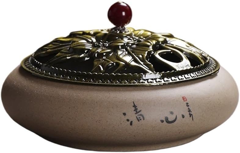 Incense Burner Ceramic Multi-Purpose Thread Cone Holder Sandalwood Stove