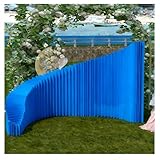 XILYZMO Separador Ambientes Plegable Papel, Ajustable, Privacidad, Paredes Temporales, Separación Ambientes, Retráctil, Divisorio, Tiendas Ropa, Biombo Independiente, Valla(Azul,2-3x1.6m)