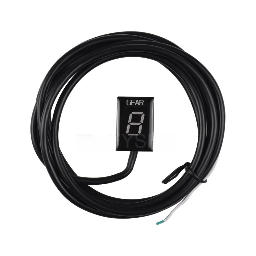 Indicatore di Cambio Marcia per Moto per Cagiva Tutti i Modelli con contachilometri/Trip Digitale Tutti Gli Anni Indicatore di Marcia per Moto 1-6 Livelli Contatore Digitale di Marcia (Blu)