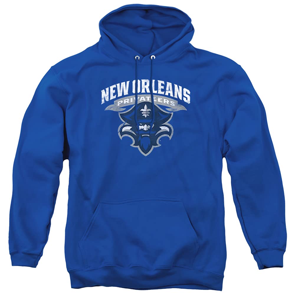 LOGOVISION Official Collegiate Distressed Primary Logo Adult Pullover Hoodie Collection — view 404