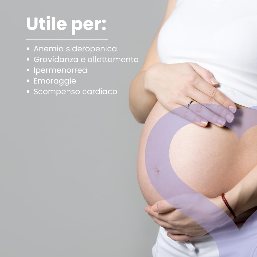 Ferrocor Plus 30 Capsule - Integratore di Ferro con Vitamine C, B12 e Acido Folico – Supporta la Formazione dei Globuli Rossi e Riduce Stanchezza e Affaticamento