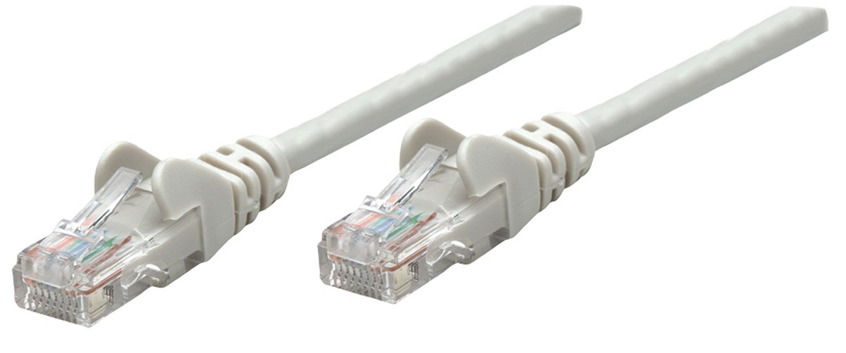 Intellinet Network Patch Cable, Cat6, 0.25m, Grey, Copper, S/FTP, LSOH / LSZH, PVC, RJ45, Gold Plated Contacts, Snagless, Booted, Polybag