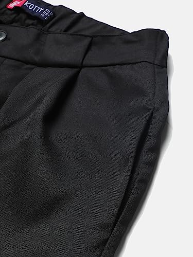 Image of KOTTY Women's Tailored Fit Trousers with Stylish Pleats