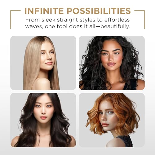 Plancha de Pelo COCCO GNS V3 de 1,25" y Serum para el Cabello, Tecnología Nano GNS Triplex miniatura 3