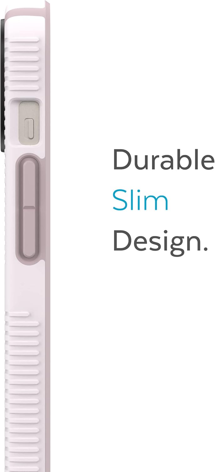 Speck iPhone 14 Case - Drop Protection, Built for MagSafe, Scratch Resistant - No Slip Grip with Soft Touch Coating iPhone 14 6.1 Inch Model - Soft Lilac/Carnation Petal CandyShell Pro - Image 2